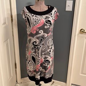 Fun paisley pattern Liz Claiborne dress, size 10